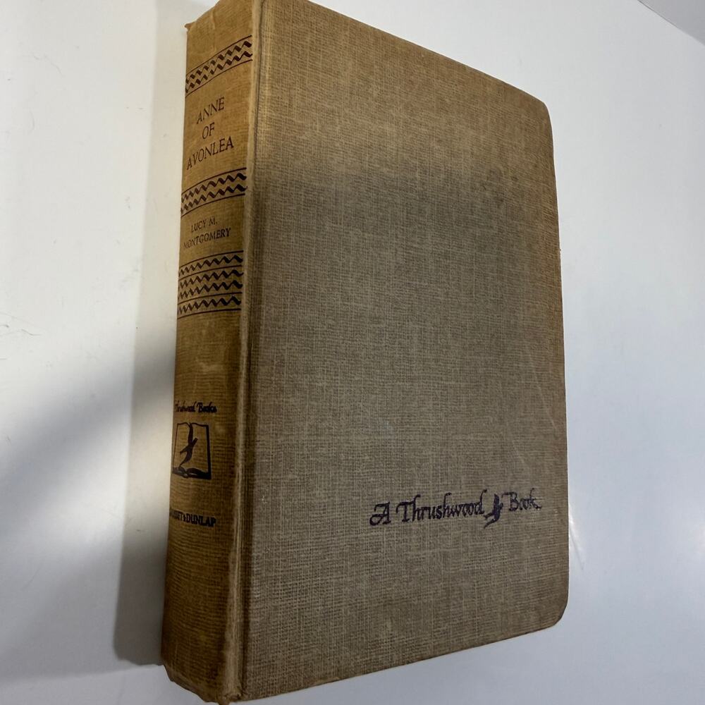 Anne of Avonlea Vintage Thrushwood Books 1909 Lucy Maude Montgomery Classic Book